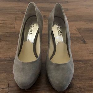 Gray Michael Kors heels